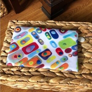 Klari for Ipsy abstract dot small cosmetic bag